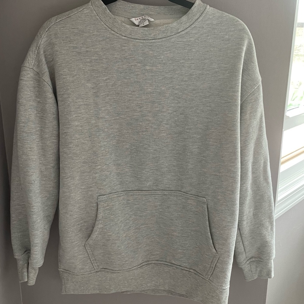 Light grey oversized sweatshirt